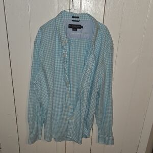 U.S. Polo Assn. Blue Checkered Dress Shirt